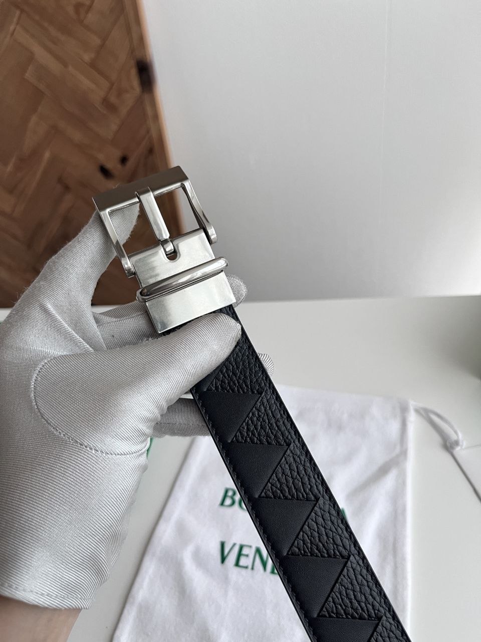 BV Watch Belt — Silver · Black image 3