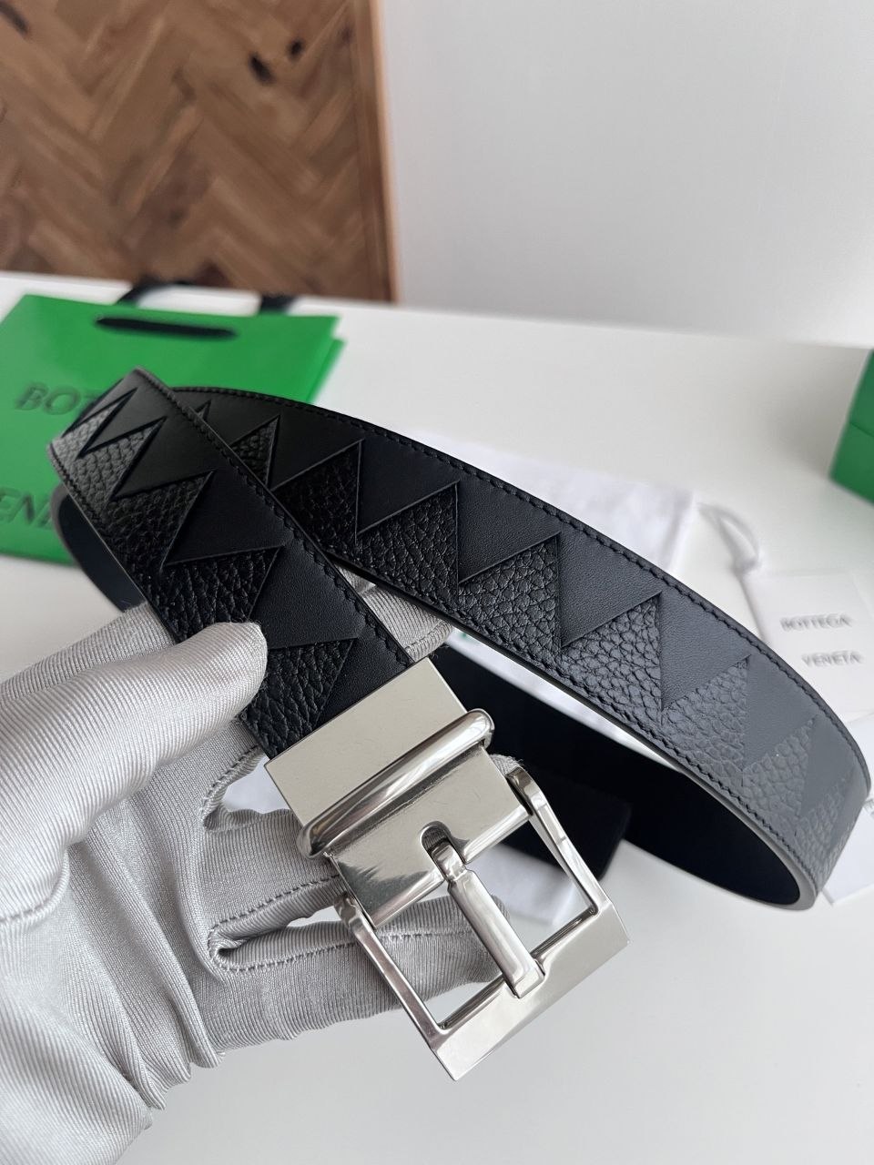 BV Watch Belt — Silver · Black image 4
