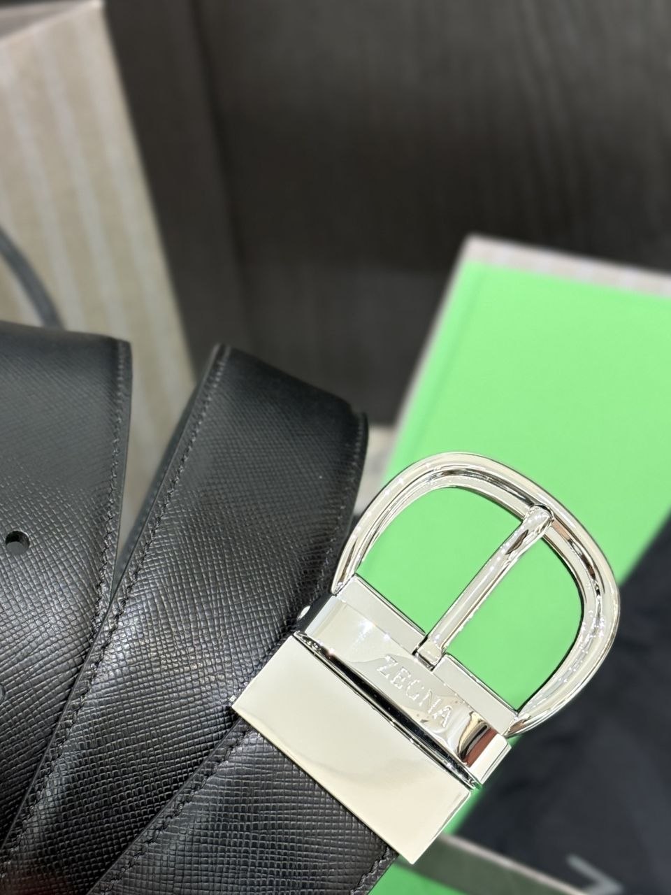 Z3gna Belt 3.5cm — Black image 5