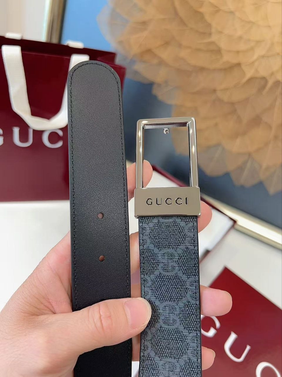 Guc1 PVC Belt — Black · 3.5cm image 7