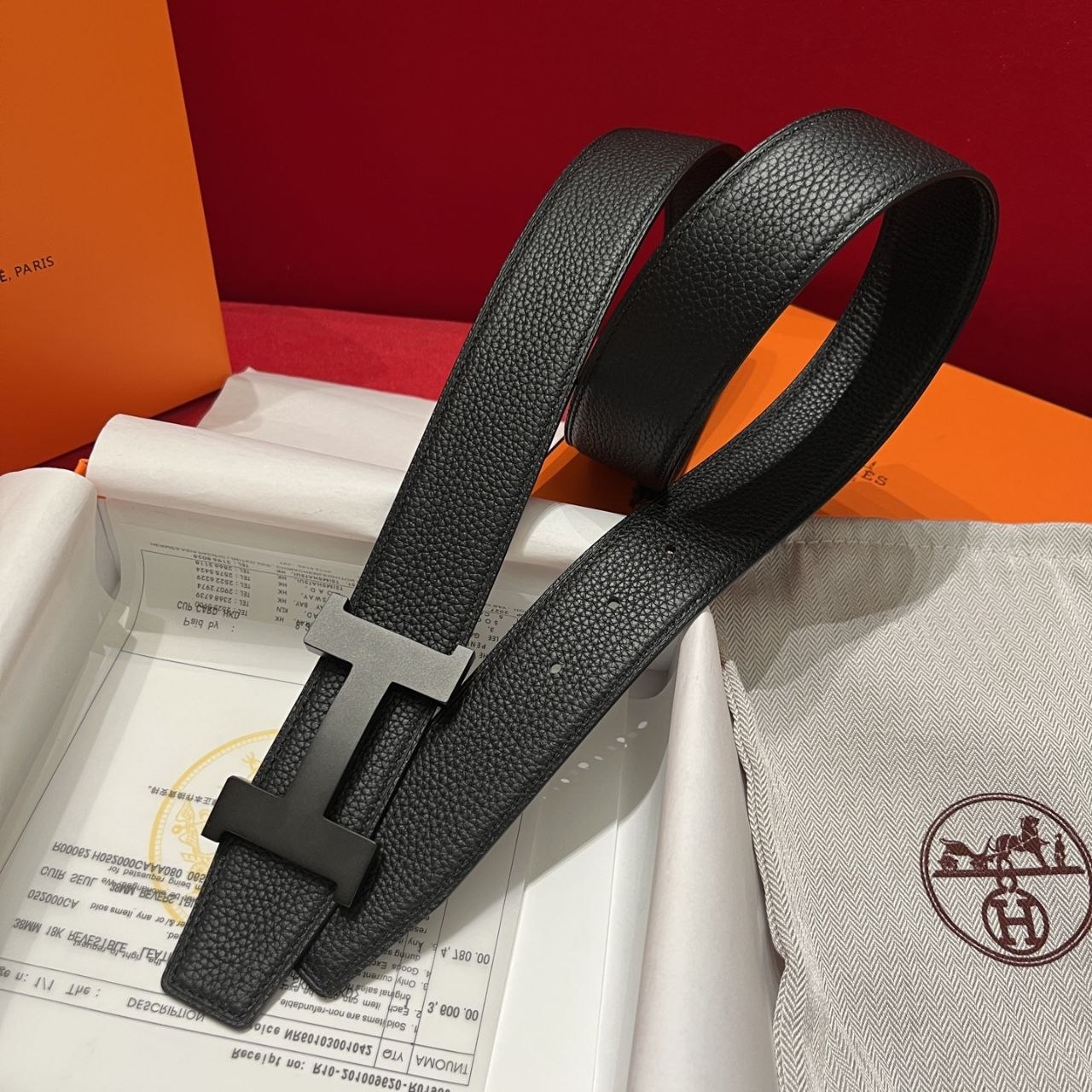 H3rmes Belt — 38mm